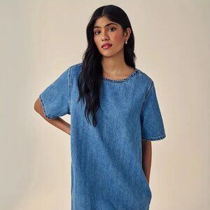 Classic Blue Denim Dress